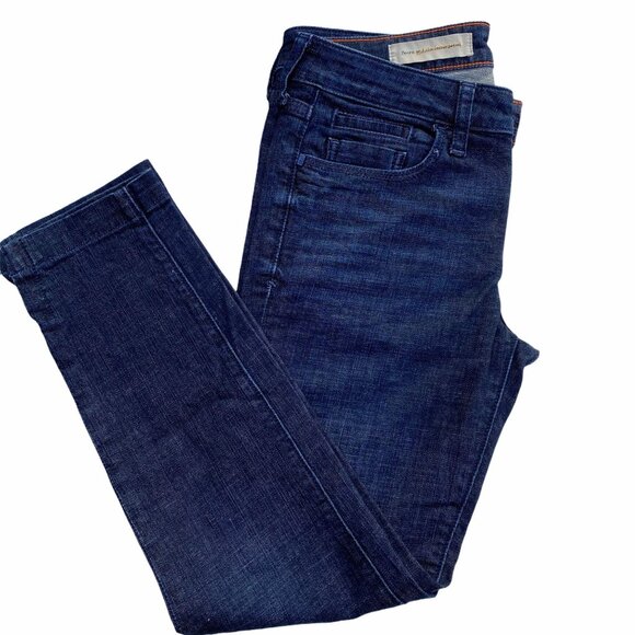 Pilcro and the Letterpress Denim - Pilcro and the Letterpress Womens Jeans Size 27 Fit Stet Dark Wash Cotton